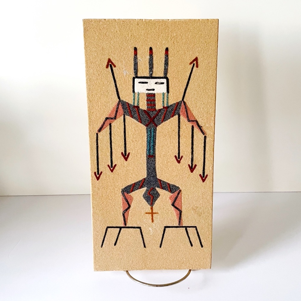VTG Navajo Sandpainting “Out of the Darkness”